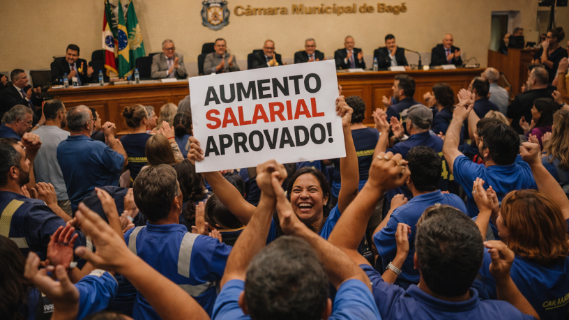 Aumento salarial histórico redefine política de valorização do funcionalismo em Bagé