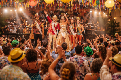 Baile das Marchinhas consagra a corte e dá o tom do Carnaval 2026 em Bagé