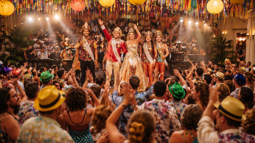 Baile das Marchinhas consagra a corte e dá o tom do Carnaval 2026 em Bagé