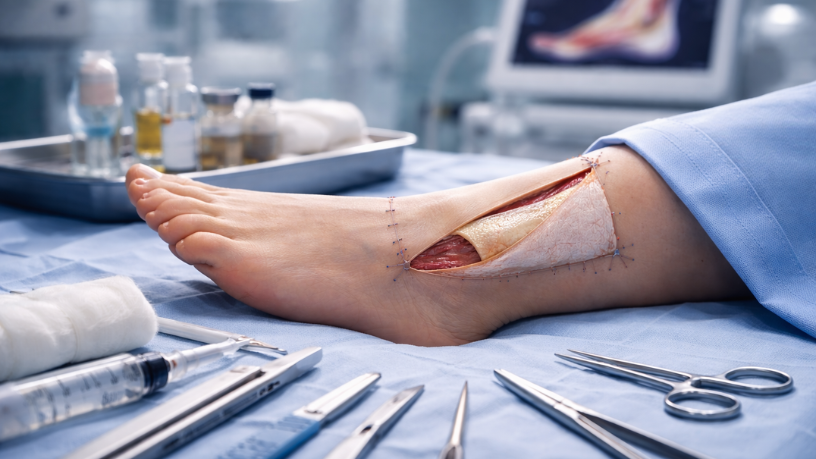 Milton Seigi Hayashi detalha que a escolha do retalho depende da extensão da lesão e da viabilidade tecidual.